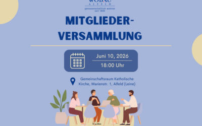 Mitgliederversammlung am 10.06.2026